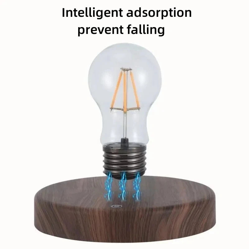 Magnetic Levitation Lamp – Floating LED Bulb Glass Light for Home Office Desk Decor & Birthday Gift