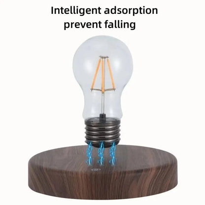 Magnetic Levitation Lamp – Floating LED Bulb Glass Light for Home Office Desk Decor & Birthday Gift