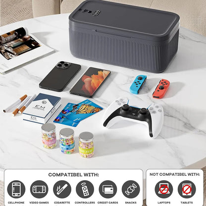 Lock Box with Locker – Secure Storage Safe for Office, School, Home, Medicine, Food, Snacks, and Files