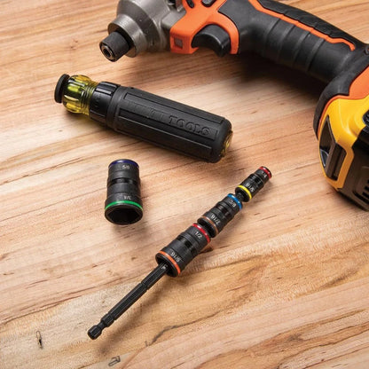 9-in-1 Magnetic Impact Socket Set - High-Torque Double-Head Hex Repair & Maintenance Tool
