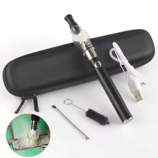 Glass Rosin Atomizing Pen - Flux Diffuser Tool for Circuit Board Repair & Soldering Inspection