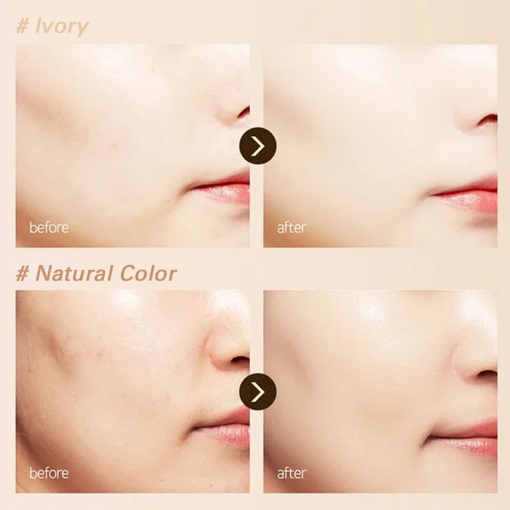 Oil-Control Matte BB Cream — Waterproof Full Coverage Liquid Foundation & Concealer for Acne, Spots, and Dark Circles