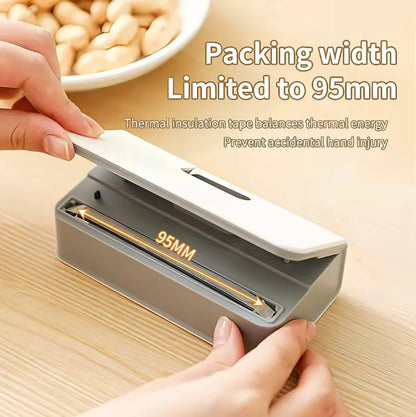 Mini Rechargeable Bag Sealer - Portable Handheld Heat Sealing Machine for Food Storage & Packaging