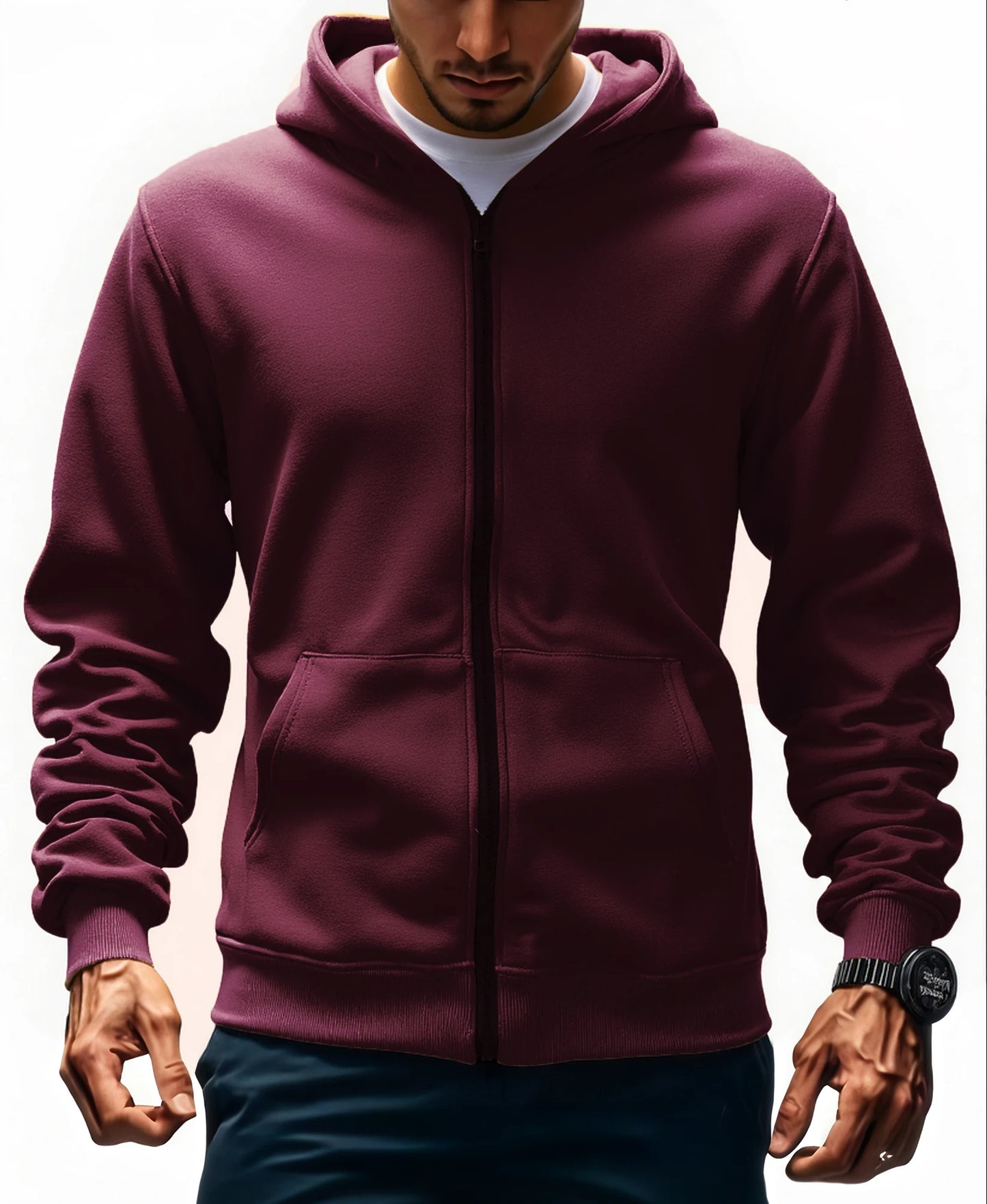Autumn/Winter Loose Cotton Hoodie – Unisex Casual American Fashion Backpack Style