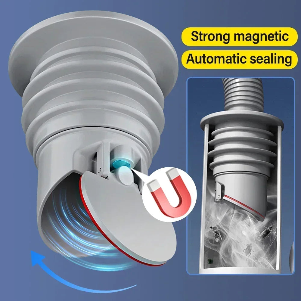 Silicone Drain Trap - Kitchen Sink and Bathtub Sewer Sealing Plug - Dish Drainer for Bathroom and Kitchen - Home Drainage Solution