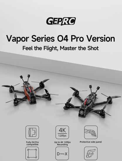 GEPRC Vapor-X5 D5 HD FPV Drone 5" – 4K 120fps Recording, O4 Air Unit, 2207E 1960KV Motor, Freestyle Quadcopter