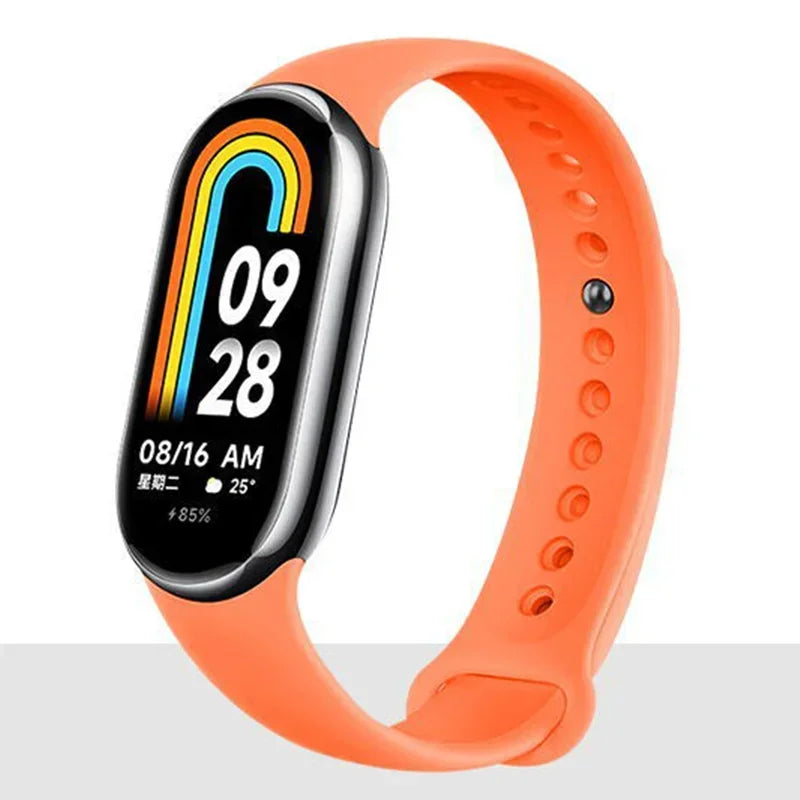 Silicone Sport Strap for Xiaomi Mi Band 8 NFC – Replacement Smartwatch Bracelet