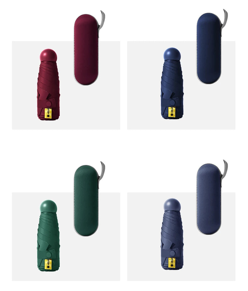 Flat 50% Off Women’s Sun Protection Parasol – Anti-UV Dual-Use Sunny & Rainy Pocket Umbrella