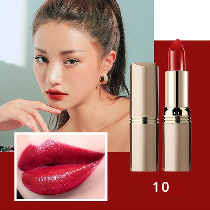 Pink Lipstick – Waterproof, Long-Lasting Red & Rose Velvet Lipstick for Girls & Women Makeup