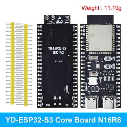 TZT ESP32 Development Board - Dual Type-C ESP32-S3 ESP32-C3 Module for Arduino & IoT Projects