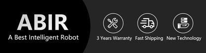 ABIR WD8 Robot Window Vacuum Cleaner – Dual Ultrasonic Spray, APP & Remote Control, Smart Home Glass Mop & Auto Wall Cleaning Robot
