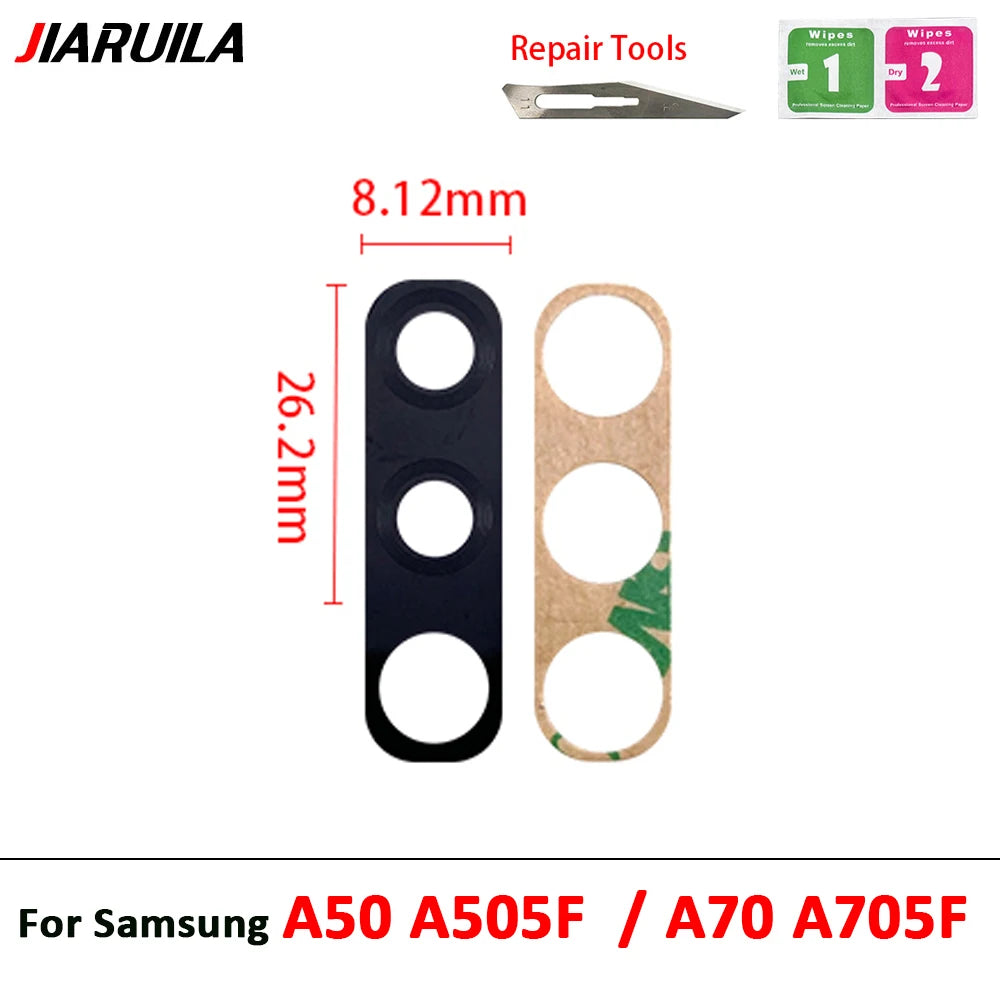 Rear Camera Glass Lens Replacement with Adhesive for Samsung M Series & A Series (M51, A10s, A20s, A12, A50s, A51, A71, M21, M31s)