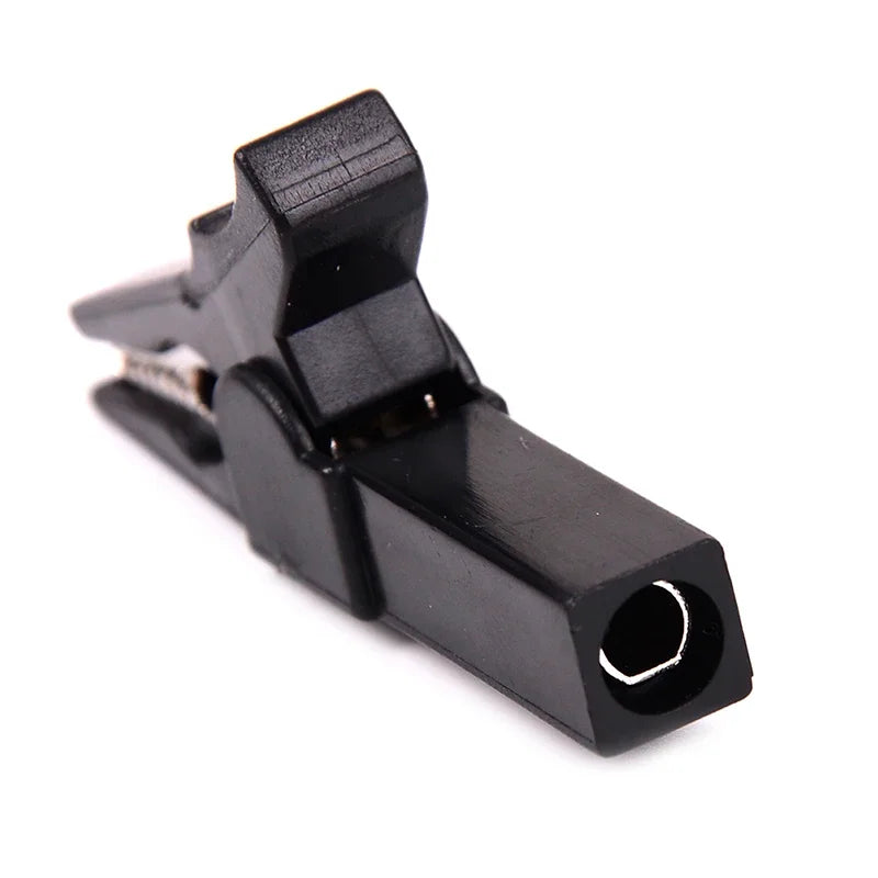 4Pcs 55mm Alligator Clip Test Leads - 4mm Banana Plug Probe Cables Red Black for Testing Equipment