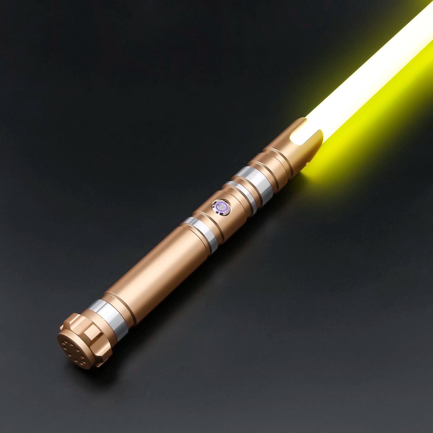 TXQSABER Heavy Dueling Lightsaber – Neo Pixel RGB Laser Saber with Metal Hilt, Smooth Swing Combat Cosplay Luminous Toy for Kids