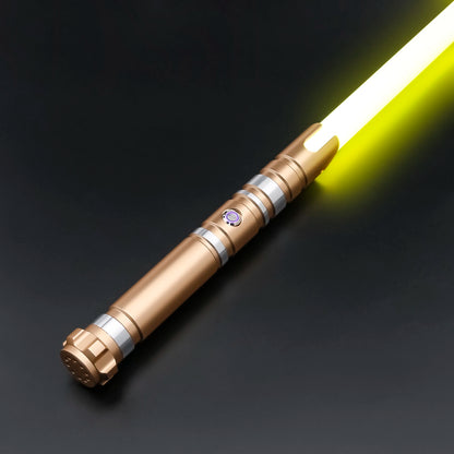 TXQSABER Heavy Dueling Lightsaber – Neo Pixel RGB Laser Saber with Metal Hilt, Smooth Swing Combat Cosplay Luminous Toy for Kids