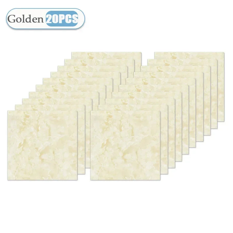 Self-Adhesive Wallpaper Tile Stickers - Waterproof 30x30cm Kitchen & Bathroom Home Decor