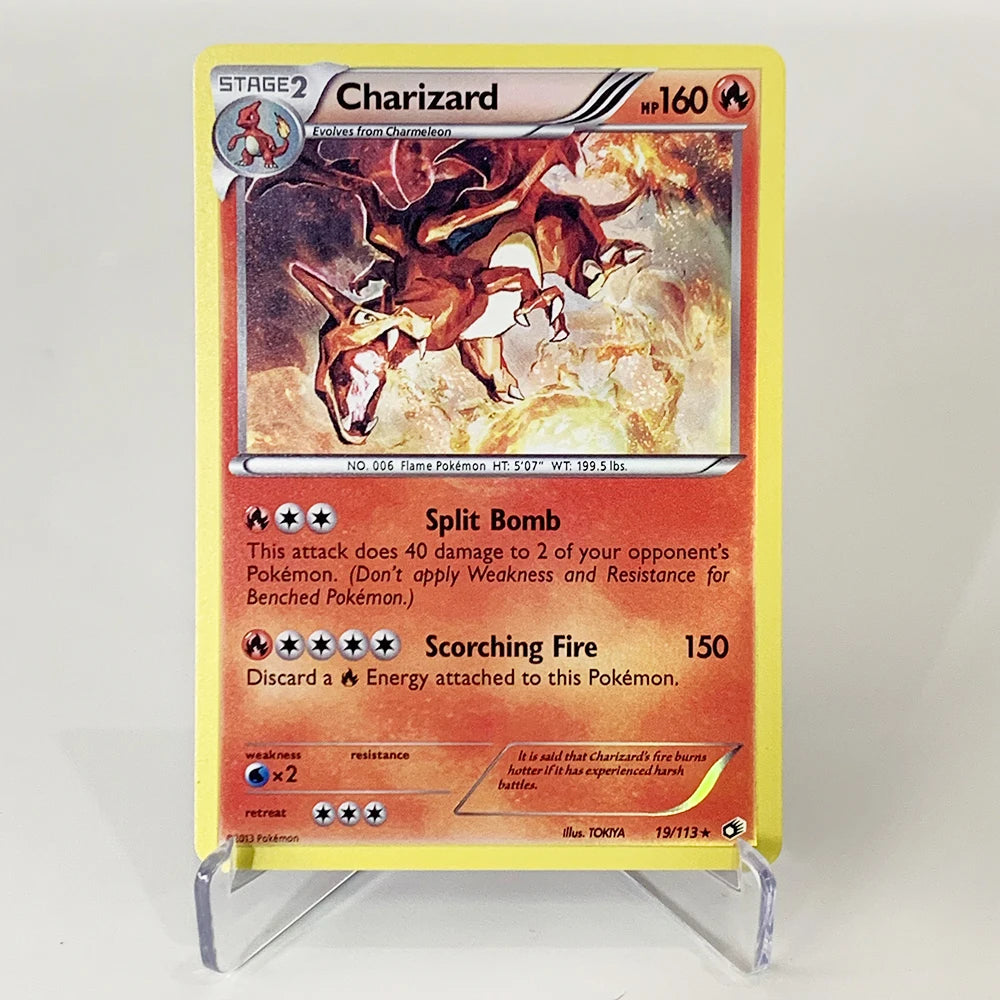 PTCG Charizard V VMAX EX GX Cards - Rare Collectible Battle and Proxy Trading Cards