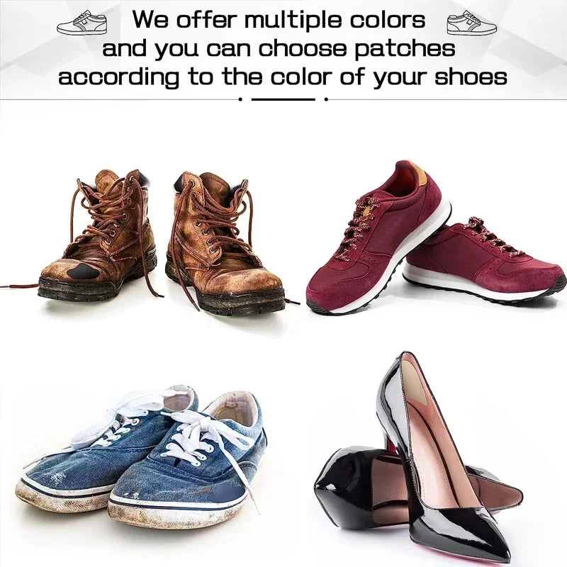 6pcs Sports Shoe Repair Stickers - Suede Heel Protector and Anti-Wear Patches | Self-Adhesive Insole Pads for Foot Care