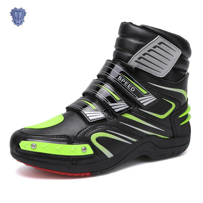 New Motorcycle Boots for Men & Women – Anti-Slip Winter Riding Sneakers for Bicycle, Mountain Racing & Road Speed, Autumn Ready