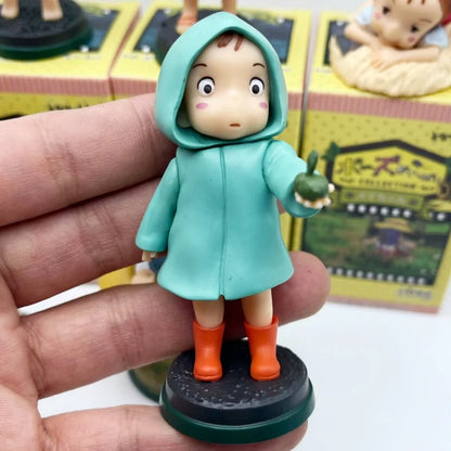 New Arrival Anime PVC Figure – Cute Fireflies Girl & Ponyo Model for Desktop Decoration, Kids Toys & Birthday Gifts