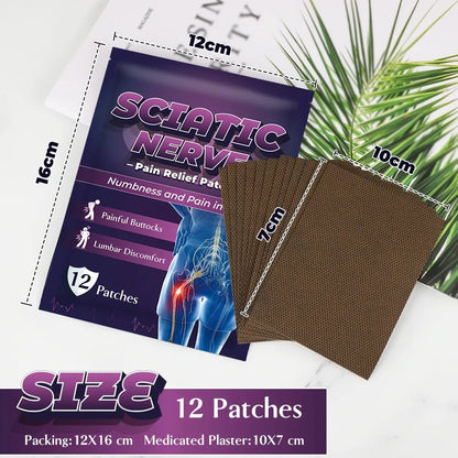 Lumbar Support Patches - 12-60PCS Long-Lasting Warming Waist Pads for Daily Comfort