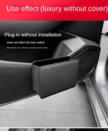Car Trash Can & Storage Bag — Foldable Hanging Seat Back Organizer for Car Door & Interior Storage