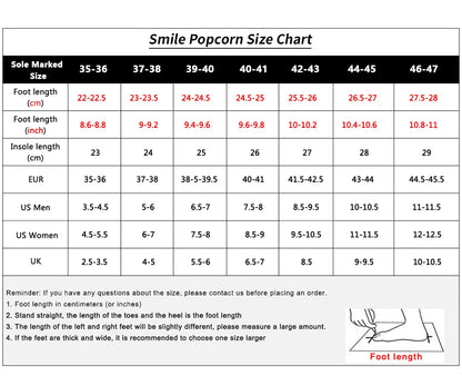 Smile PoP Winter Plush Men’s Shoes – Classic Indoor & Outdoor Non-Slip House Slippers for Men & Women, Casual Bedroom Footwear