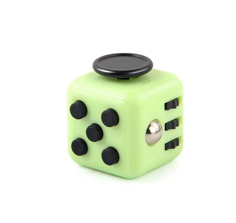 Creative Solid Color Fidget Dice – Handheld Stress Relief Toy for Kids & Adults, Anxiety & Autism Aid
