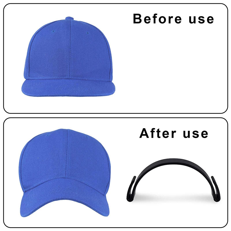 Plastic Hat Curve Bender – Brim Shaper & Keeper Tool for Baseball Caps