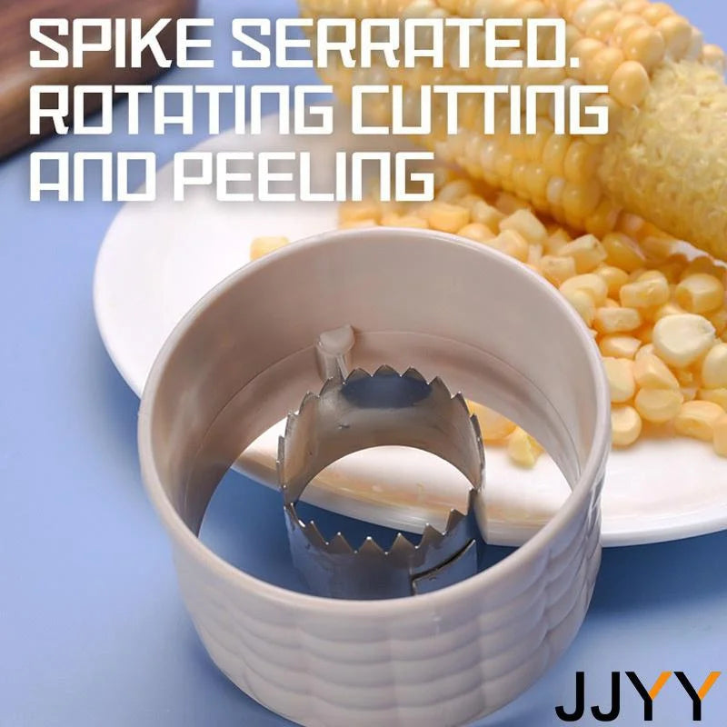 JJYY Corn Cob Peeler - Effortless Stripping, Cutting, and Splitting | Stonego Kitchen Salad Tool