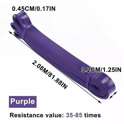 5-120lbs Fitness Resistance Band – Boxing, Agility, Yoga & Pilates Training Equipment for Home Gym