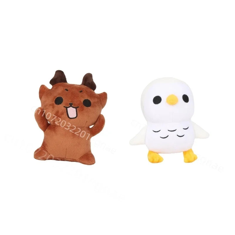 2026 New 99 Nights in the Forest Plush – Brown Elk, White Owl Stuffed Dolls & Pillows for Kids’ Gifts