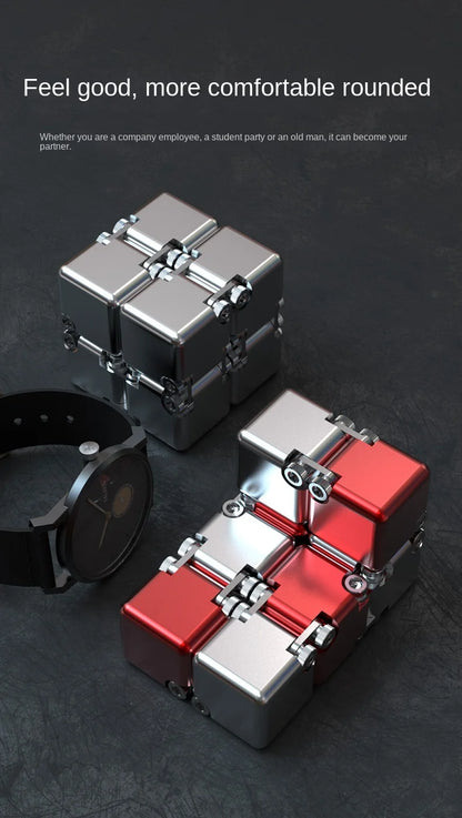 Fashion Metal Infinite Magic Cube – Upgraded Disassembled Intelligence & Decompression Toy