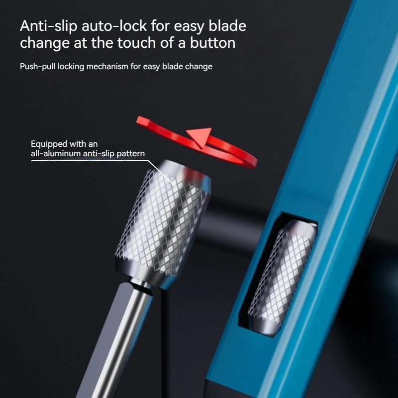 DIY Pen Carving Knife - 5 Interchangeable Horseshoe Art Blades Craft Cutting Tool