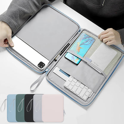 Tablet Sleeve Bag - Shockproof Multi-Pocket Case for iPad, Samsung, Xiaomi & Lenovo Tablets 10.9–12.9 Inch