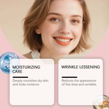 Collagen Pink Hydrating Balm Stick - Deep Moisturizing Facial Balm and Makeup Base for Smooth, Glowing-Looking Skin