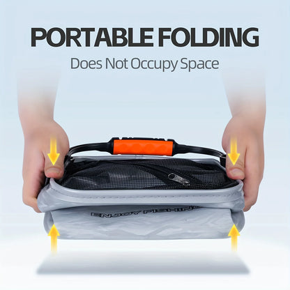Portable 10L Fishing Bucket with Rope - Camping, Traveling, Hiking, Boating, Gardening Essential