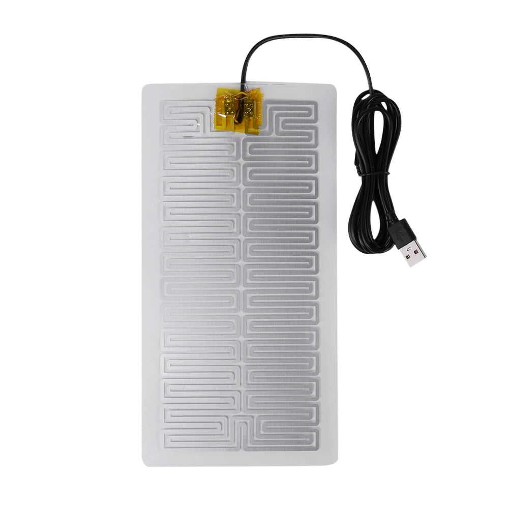 USB 5V Heating Pad - Plug & Play Warm Plate Heater for Mouse Pad & Shoes
