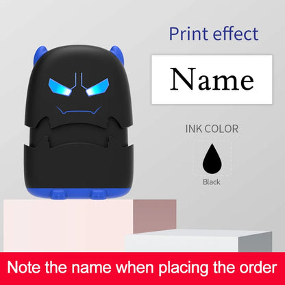 Custom Baby Name Stamp Kit - Reusable Waterproof Ink Stamp for Clothes, School Bags & Personal Items