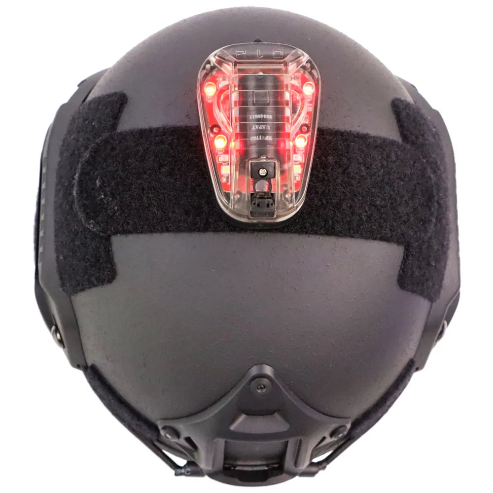 BOOIU Tactical Helmet Light – LED IR/Strobe IFF Signal Flashlight for Outdoor Sports and Survival