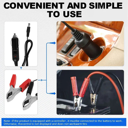 12V Solar Panel Kit — IP65 Waterproof High-Efficiency Trickle Charger for Car Battery & Portable Solar Power