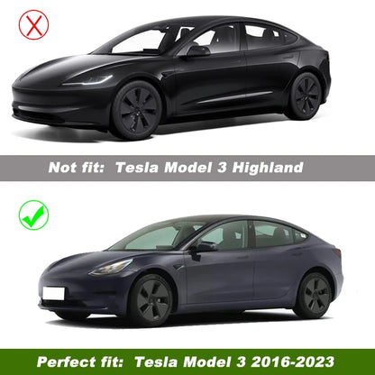 4PCS Hub Cap Wheel Covers – Performance Replacement Full Rim Accessories for Tesla Model 3 18-Inch (2018-2023)