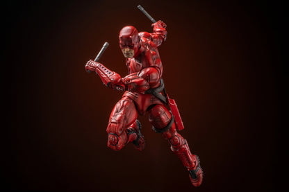 FlefToys Marvel Daredevil Action Figure — 8" Classic Red Shadowland Reborn Black, Devil Defenders Matt Murdock Legends In Stock