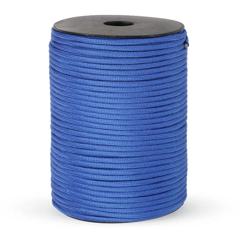 550 Military-Grade 9-Core Paracord Rope - 4mm Outdoor Survival Cord for Camping, Tents & Utility