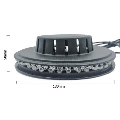 Sound Activated RGB Disco Light - USB Rotating LED Party Stage Light with Music Sync