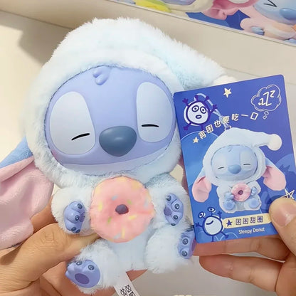 Miniso Disney Stitch Vinyl Blind Box – 'Eat Something Before Sleep' Series Mystery Bag Pendant Toy, Cute Collectible Gift for Adults