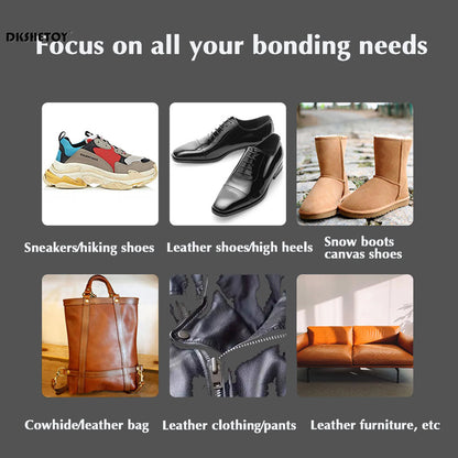 60ml Super Strong Shoe Glue, DIY Repair Adhesive, Waterproof Sneaker & Boot Sealer, Fast Leather Repair