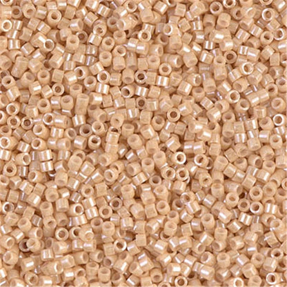 Miyuki Delica 11/0 Seed Beads - Glazed Luster Glass Beads for DIY Jewelry Making