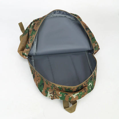 Camouflage Large-Capacity Backpack – Zipper Closure Hiking & Outdoor Adventure Travel Bag