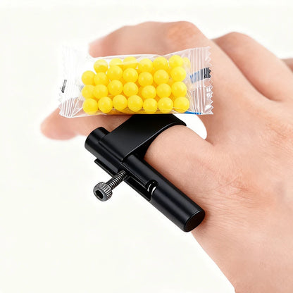 Hidden Mini Paper Ball Launcher Toy - Safe Plastic Prank Toy for Kids, Adults & Party Fun